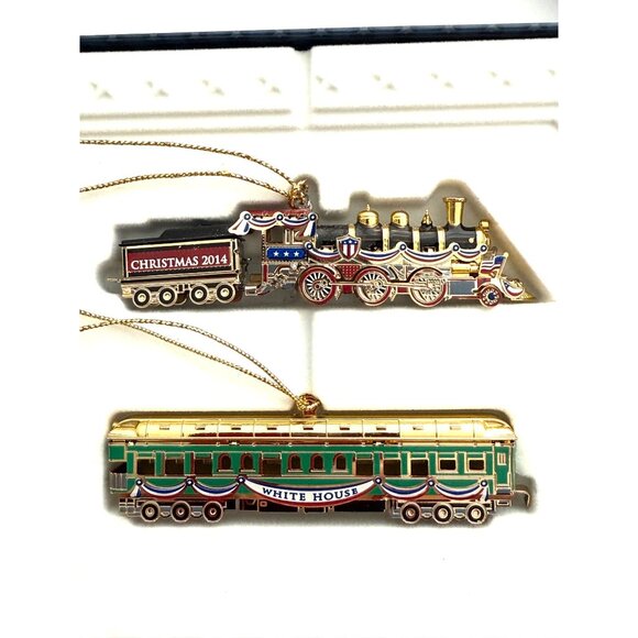 2014 The White House Historical Association - Christmas Ornament - Train Theme - Picture 2 of 6
